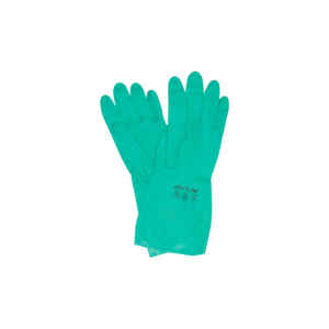JAVLIN 15MM GREEN NITRILE FLOCK LINED - SIZES 7-11