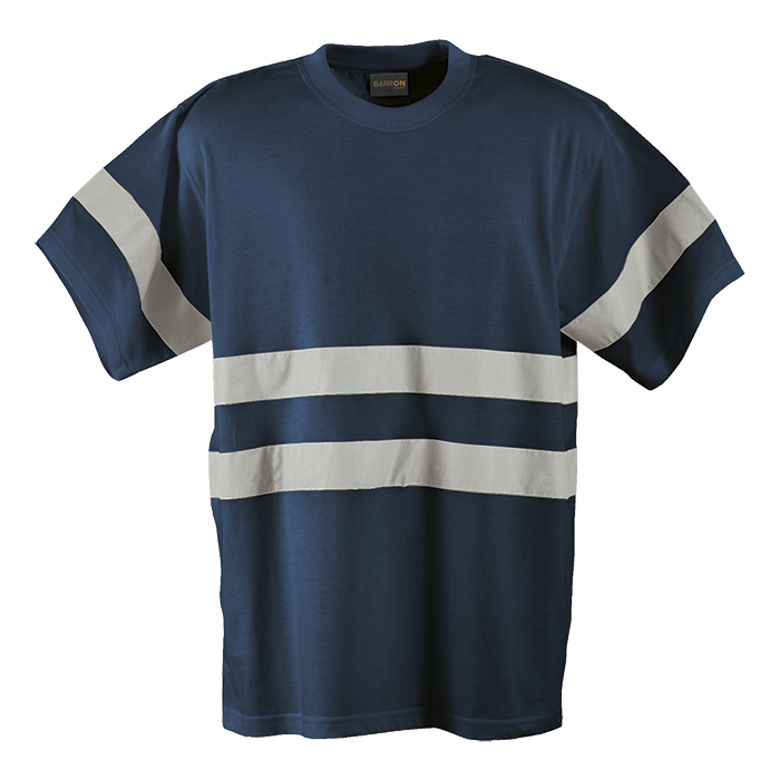 150g Poly Cotton Safety T-Shirt with tape - Image 3