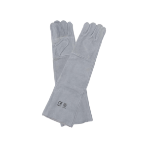 JAVLIN CHROME LEATHER DOUBLE PALM 16" CUFF