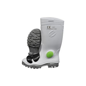 Javlin Heavy Duty Knee length STC+Metaguard+ Steel mid sole white